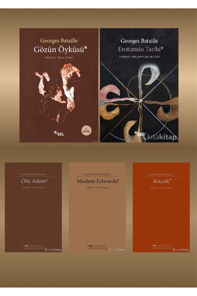 Sel Yayıncılık KÜÇÜK-MADAM EDWARDA-ÖLÜ ADAM-GÖZÜN ÖYKÜSÜ 5 KİTAP SET+KRAFT DE...