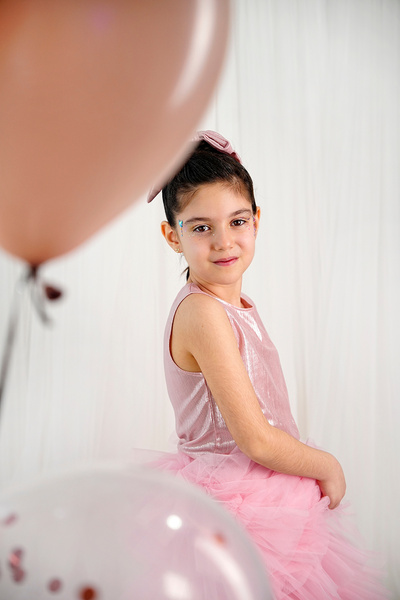 DUCA KIDS Kat Kat Tül Kuyruklu Parlak Kolsuz İspanyol Paça 3 Parça Kız Çocuk Takım – Gösteri, Parti ve Özel Gün Kıyafeti
