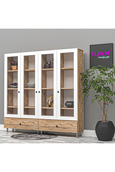 marangozhaneden Papatya Camlı Vitrin Suntalam