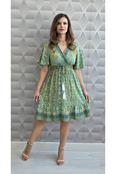 styleFlex Rochie scurta cu imprimeu indian