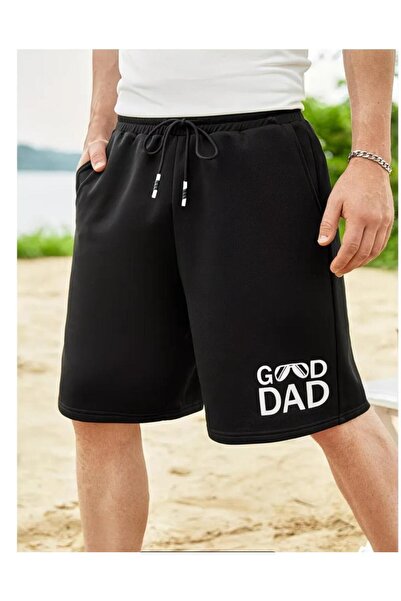 DİVİN UNISEX ΜΑΥΡΟ Σορτς με Λεπτομέρειες