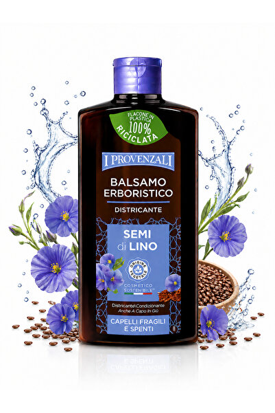 I Provenzali Μαλακτική κρέμα μαλλιών με λιναρόσπορο 200 ml, για εύθραυστα και...