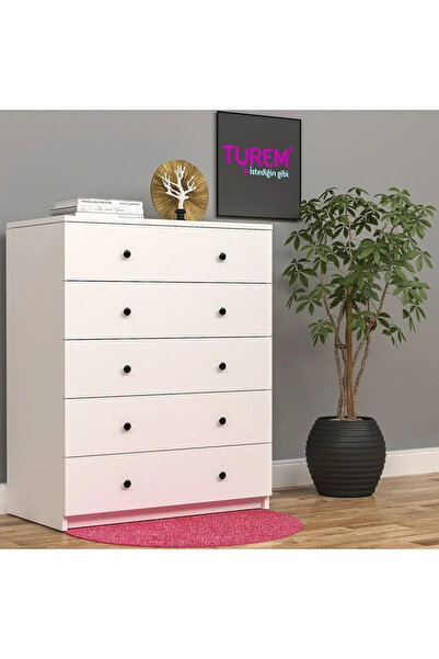marangozhaneden Trendy 5 Çekmeceli Şifonyer Mdf