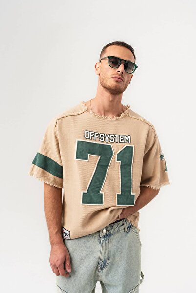 go gang own Μπλουζάκι System 71 Oversize με λαιμόκοψη ποδηλάτου, με κρόσσια κ...