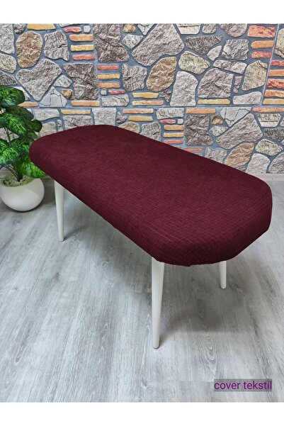 COVER TEKSTİL Bench Puf Kılıfı bank puf kılıfı 100x40 yan kalınlığı 10 cm