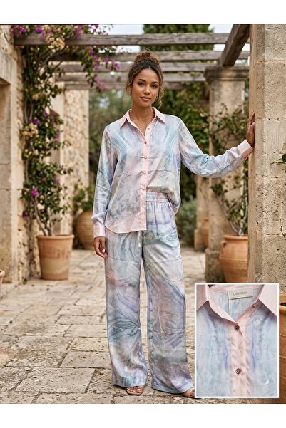 Rabiossa Women's Exotic Imported Blouse and Pants Set