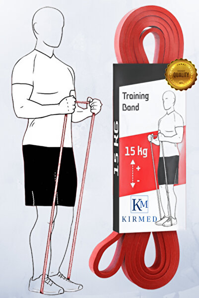 kırmed Λάστιχο Αντίστασης 15 KG για Γυμναστική, Πιλάτες, Κρος Τρέινινγκ, Λάστ...