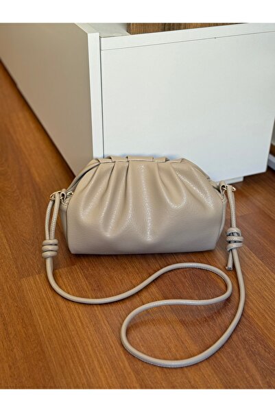 Bagnest Γυναικεία τσάντα χειρός και ώμου από μαλακό δέρμα με κορδόνι περίσφιξ...