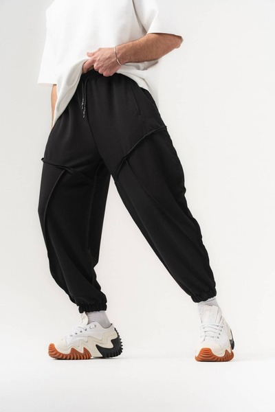 go gang own Πλισέ σαλβάρι με λεπτομέρεια αντίστροφης ραφής και ελαστικές μέση...