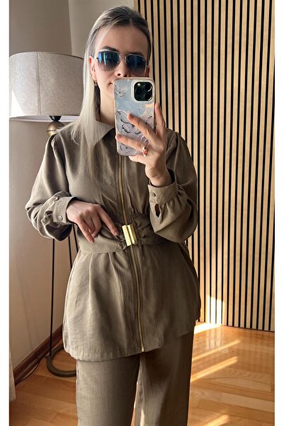 Cardella Σετ TNSL με λεπτομέρεια ζώνης και φερμουάρ, άνετη εφαρμογή – Κομψός ...