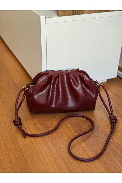 Bagnest Drawstring Soft Leather Women's Hand and Shoulder Bag with Adjustable...