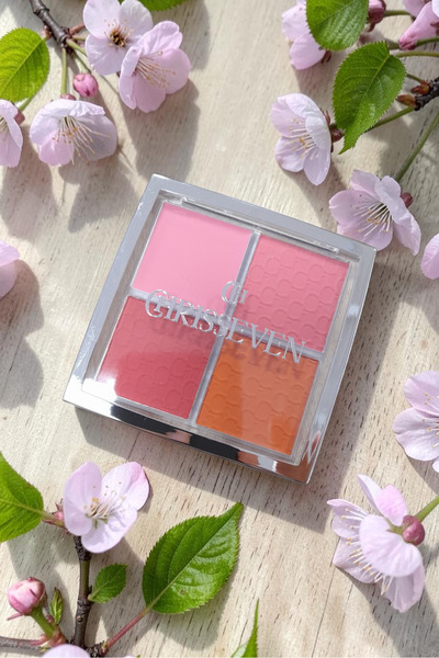 CosmArabic ChrisSeven Backstage 4 Color Blush Face Palette Allık Paleti