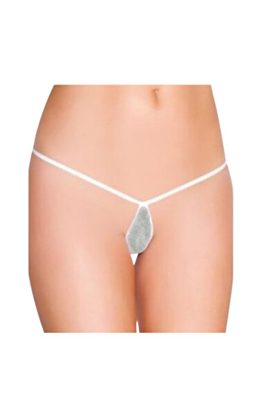 Asist Secret Magic ASM1327 Kadın Beyaz Tül Dantel Mini Damla Tanga