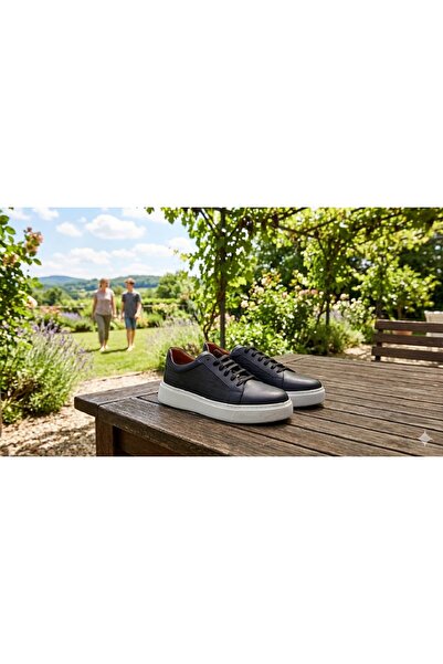 deri Quality Loafer Shoes Navy Blue