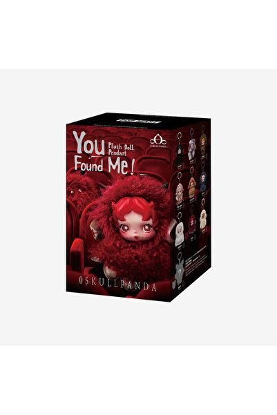 Pop Mart x Skullpanda POP MART Peluş Bebek "SKULLPANDA - You Found Me! Series...