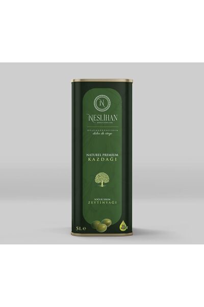 1NESLİHAN NATURAL PREMIUM Kazdağı Natürel Sızma Zeytinyağı 500 ml