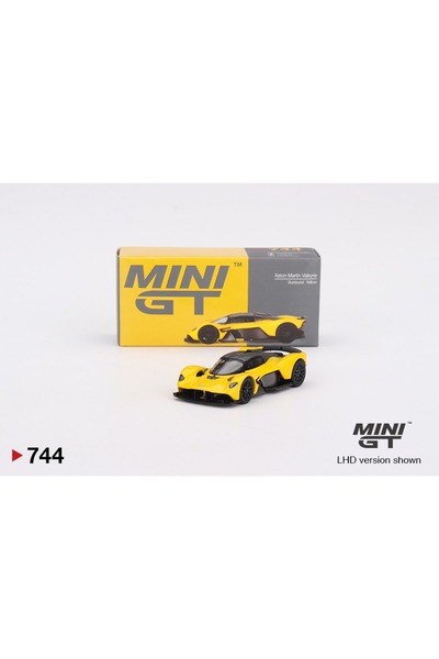 mini gt 1/64 744 Aston Martin Valkyrie - Sunburst Yellow