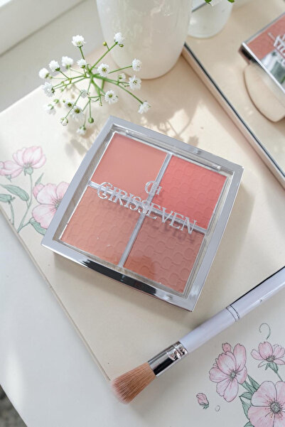 CosmArabic ChrisSeven Backstage 4 Color Blush Face Palette Allık Paleti