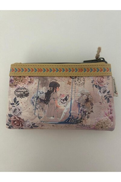 Sweet Candy Γυναικείο πορτοφόλι με σχέδιο κούκλας και θήκες για κάρτες