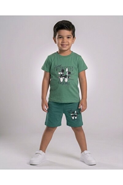 VOY KİDS Στενός χώρος! Αγόρια 2-9 ετών με στάμπα καλοκαιρινά σορτς interlock ...