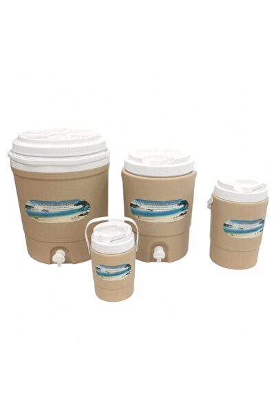 Cady One طقم حافظة مياه متعددة الأحجام (1 لتر، 3 لتر، 8 لتر، 18 لتر) مزود بمق...