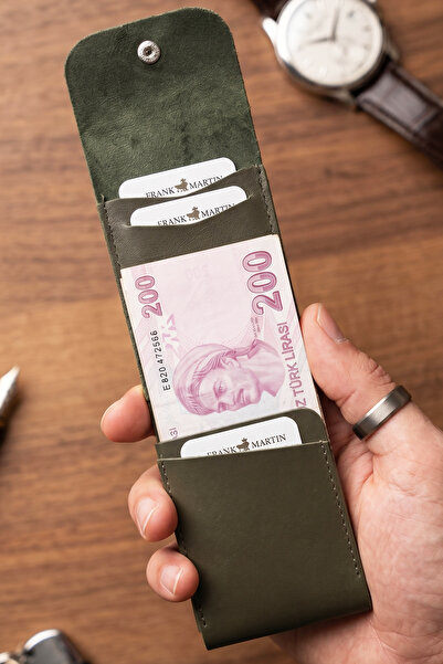 Frank Martin Minimalist Katlamalı Para Bölmeli Kartlıklı Viral Cüzdan