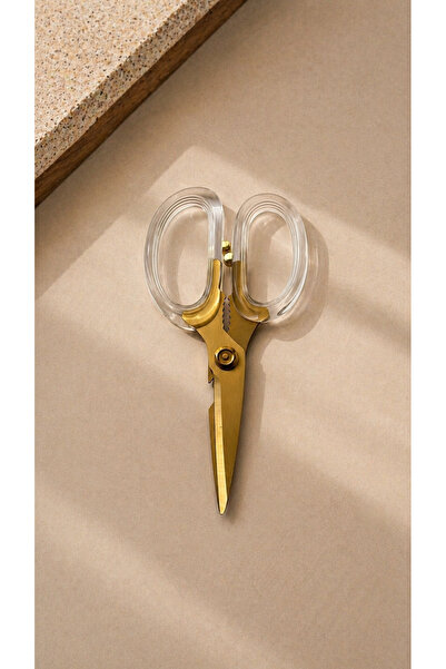 SUELF CO Gold Stainless Steel Kitchen Scissors