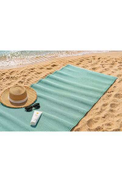 MATA ÇEYİZ Plaj Hasırı ve Deniz Matı 70x150 cm - Kamp Piknik Bahçe Balkon Ter...