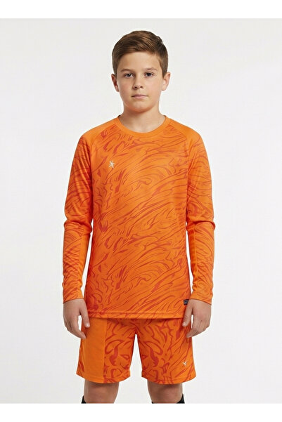 bumerangspor Çocuk Kaleci Esnek Uzun Kol Futbol Forma ve Şort (Kişiye Özel İs...