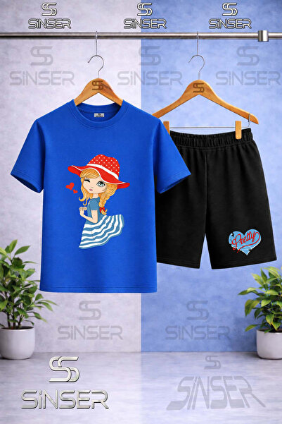 SS SİNSER Παιδικό ANIME PRTY GIRLS RED HAT Μπλουζάκι με στάμπα με λαιμόκοψη -...