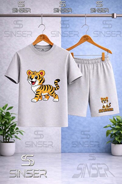 SS SİNSER Παιδικό μπλουζάκι SINSER KAPLAN STANDING με στάμπα και λαιμόκοψη πο...