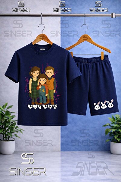 SS SİNSER Παιδικό μπλουζάκι με στάμπα SINSER HEARTED WRITING και λαιμόκοψη πο...