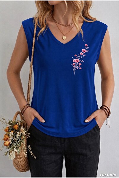 FUFLUNS ΓΥΝΑΙΚΕΙΟ ΑΜΑΝΙΚΟ ΜΠΛΟΥΖΑΚΙ ΥΠΕΡΜΕΓΕΘΕΣ ΜΕ ΣΤΑΜΠΑ ΡΟΖ ΛΟΥΛΟΥΔΙΑ ΚΑΙ Φ...