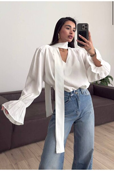 Miss Fularlı Bluz