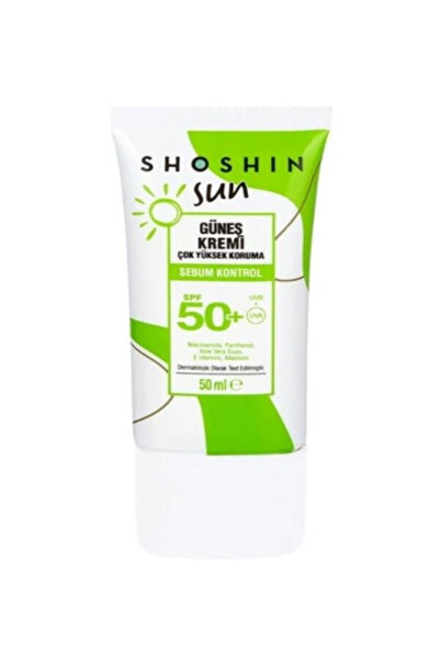 SHOSHIN كريم الحماية من الشمس للتحكم في الدهون بمعامل حماية 50 + 50 مل