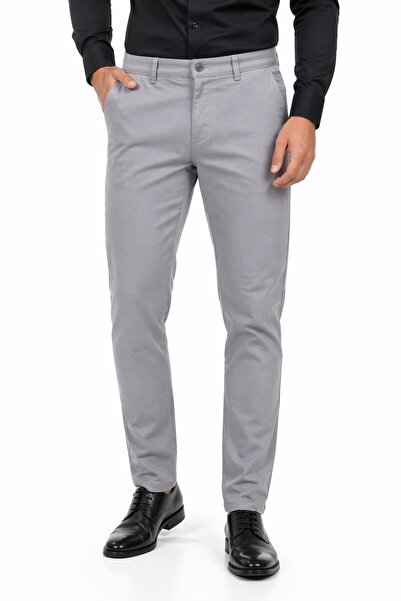 Amaro Men's Slim Fit Canvas Trousers Summer Model Bgl-St05394