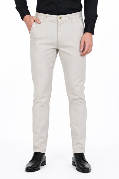 Amaro Men's Slim Fit Canvas Trousers Summer Model Bgl-St05394