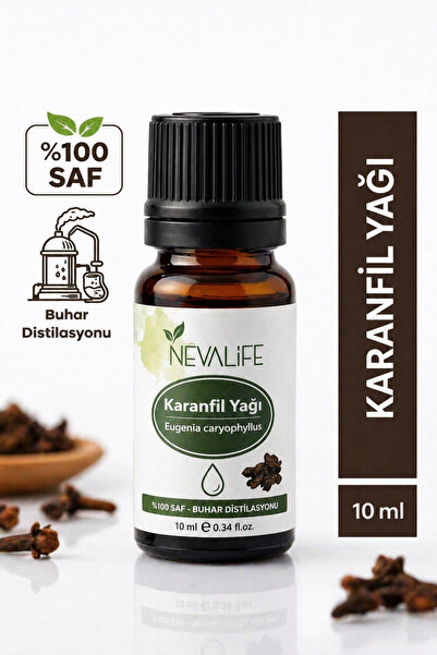 Nevalife Karanfil Yağı 10 ml %100 Saf – Doğal Uçucu Yağ (Buhar Distilasyonu)