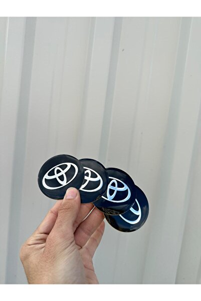 OEM TOYOTA Logolu Alüminyum Dış Kaplama Jant Göbeği Arması Yapıştırma 56 Mm 4...