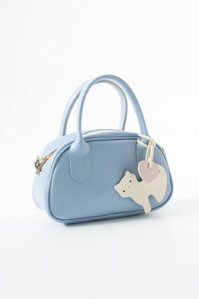 H&D COLLECTİON Γυναικεία τσάντα ώμου με φιγούρα γάτας και διακοσμητικό στοιχείο