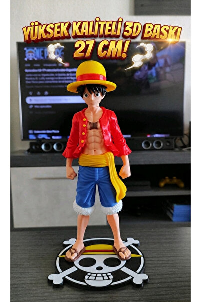 StilPro3D One Piece Anıme Manga Aksiyon Figür 27 Cm - Monkey D. Luffy