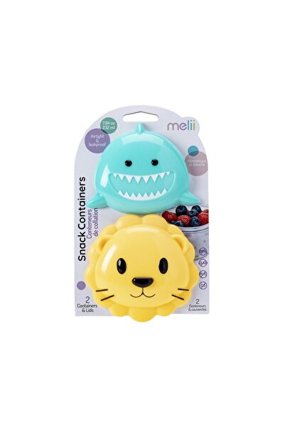 Melii ΣΕΤ 2 ΔΟΧΕΙΩΝ ΓΙΑ ΠΑΙΔΙΚΗ ΤΡΟΦΗ, MELII, ΜΟΝΤΕΛΟ SHARK&LION