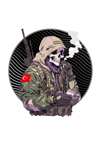 KORDAK Askeri Taktik Skeleton Patch