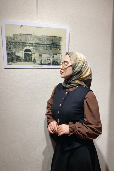 Firuze scarf EBRULİ DESEN KOYU YEŞİL SOFT EŞARP