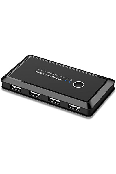BK Teknoloji 2 Bilgisayar Arasında 4 USB Cihaz Paylaşım Anahtarı (USB Kvm Swi...