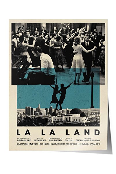 Postifull La La Land Posteri, Sinema ve Dizi Tablo Posterleri, Film Dizi Afiş...