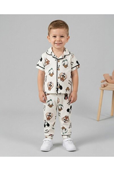 Ege Bebek Σετ πιτζάμες για αγόρια με καλοκαιρινό χαρακτήρα κινουμένων σχεδίων...