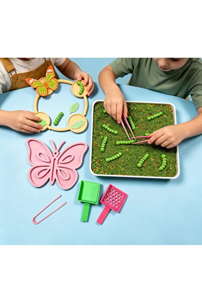 Major Hobi Butterfly Life Cycle Educational Sensory Play Set - Montessori Act...