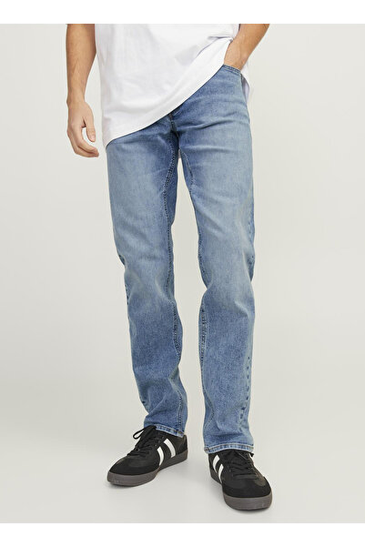 Jack & Jones Blue Men's Slim Fit Denim Trousers 12249191_Jjiglenn Jjoriginal ...
