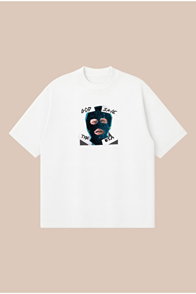 PURE POWER Tricou Supreme Save USA, croială lejeră, supradimensionat, unisex,...